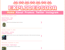 Tablet Screenshot of explodedsoda.com